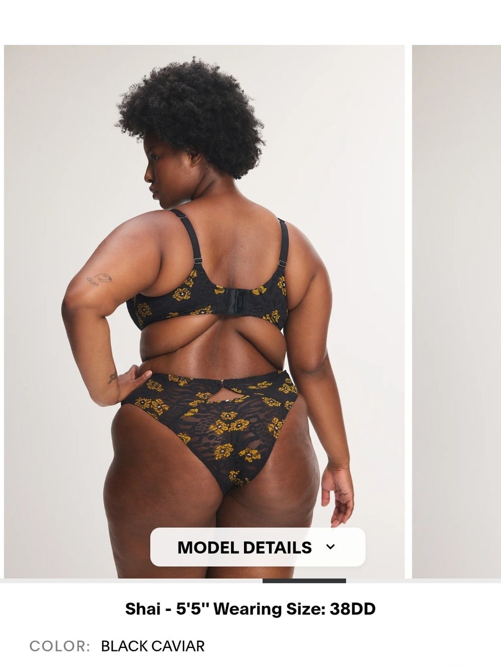 Savage X Fenty Feline Floral Unlined Balconette Bra & Cheeky Panty Set - Picture 8 of 14